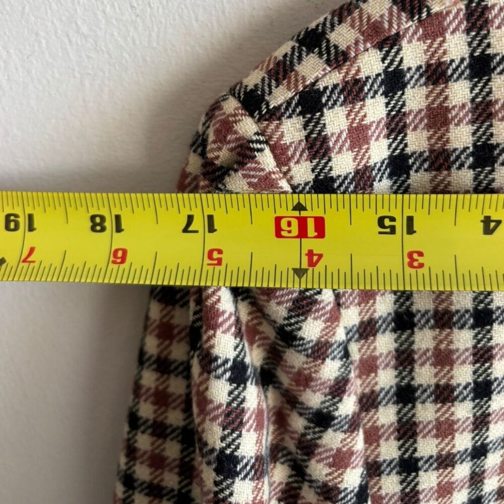 Liz Claiborne Womens Tart Tartans Plaid Wool Blend Blazer Multicolor Size 16 - Picture 2 of 14